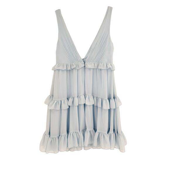 MAC DUGGAL Dress Size 2 Evening Gown Light Blue Mini Sleeveless Powder Blue NEW - Picture 5 of 7